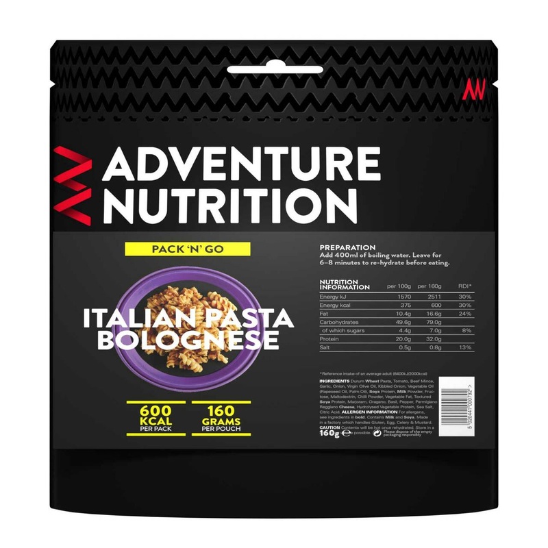 Pack ‘N’ Go 600 Kcal Pasta Bolognese