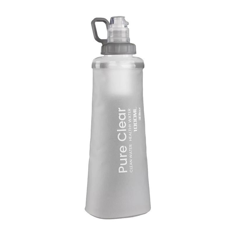 Pure Explore Collapsible Squeeze Water Filter Bottle – 1000ml