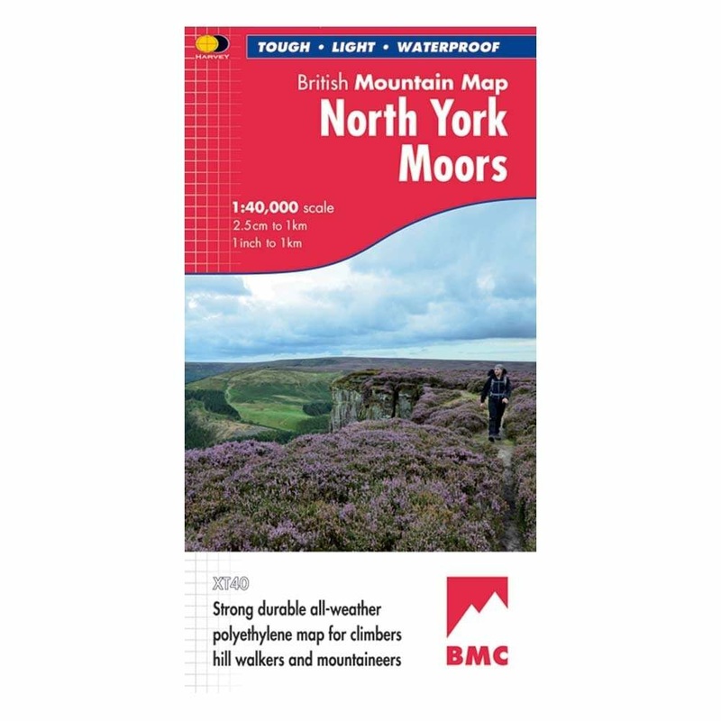 British Mountain Map – North York Moors