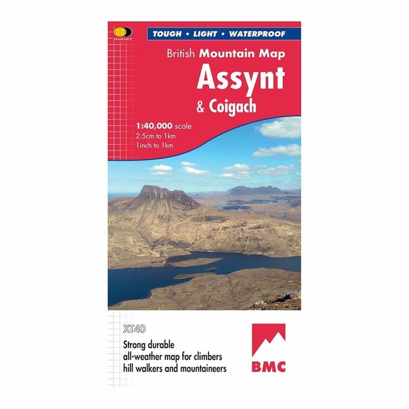 British Mountain Map – Assynt & Coigach