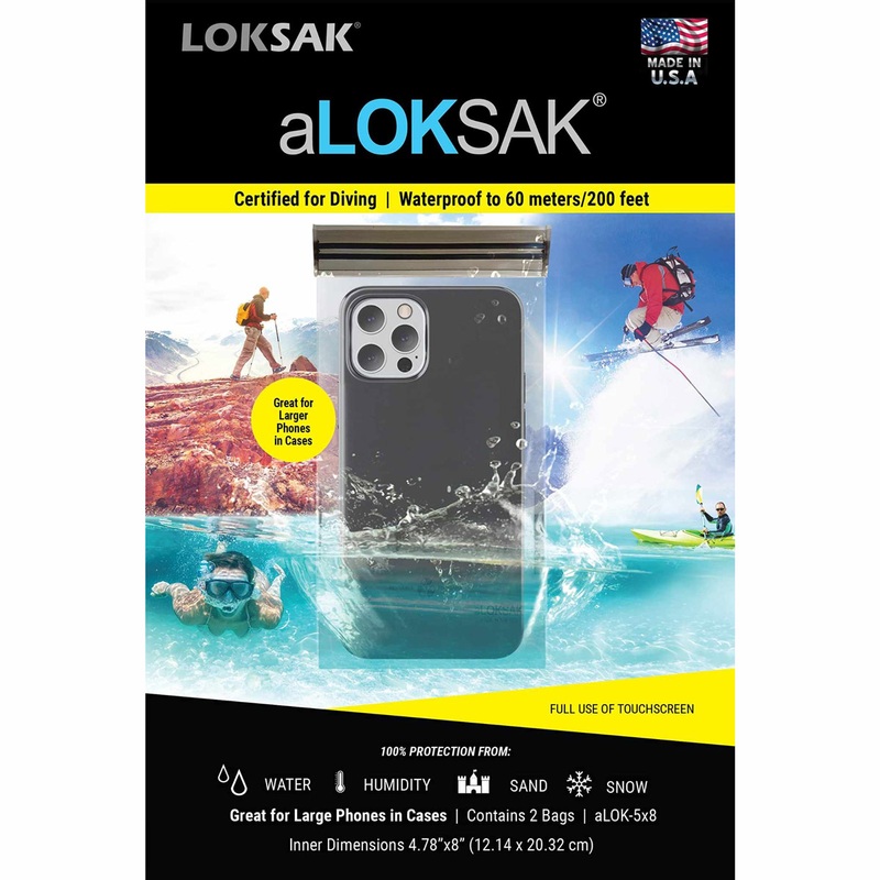 aLOKSAK 5 x 8 – Water/Air Tight bags – 2 pack