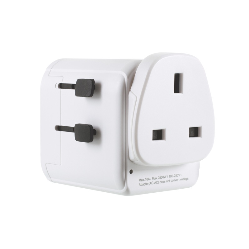 USB UK World Travel Adaptor