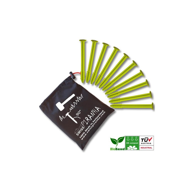 GS120 Tent Pegs – 10 Pack with Bag
