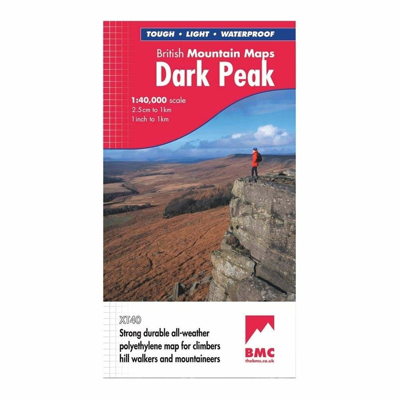 British Mountain Map – Dark Peak