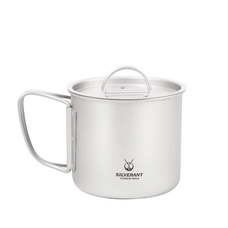 Ultralight Titanium Cup with Lid 400ml