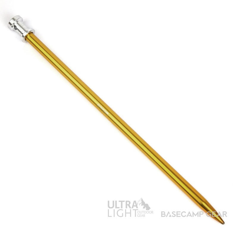 Backpacker 12 inch Tent Stake – Double Flange Head