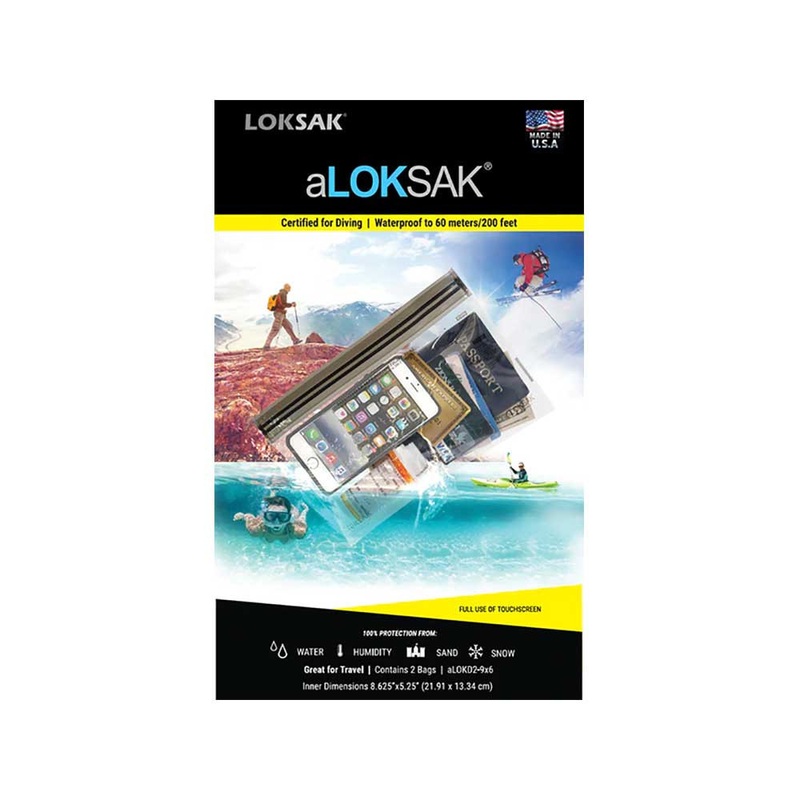 aLOKD2-9 x 6 Waterproof Bags – 2 Pack