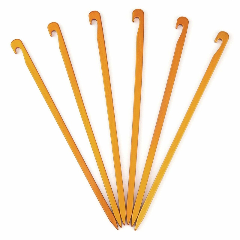Aluminium Tent Pegs – 6 Pack