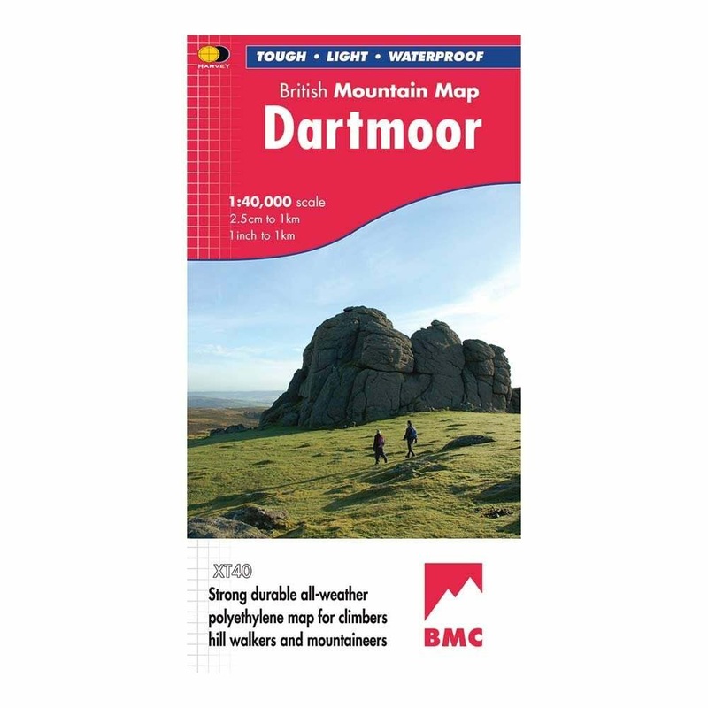 British Mountain Map – Dartmoor
