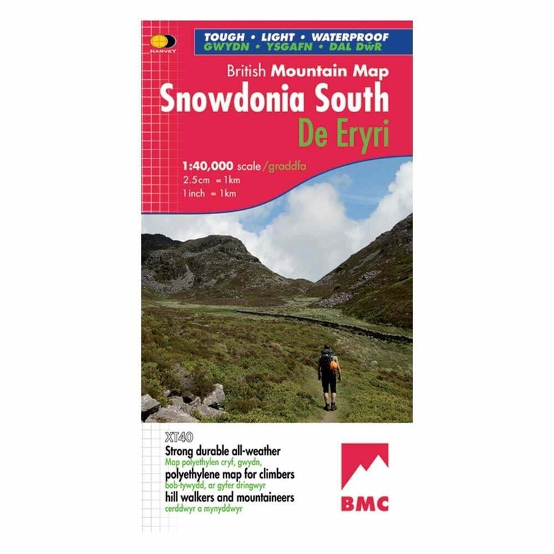 British Mountain Map – Snowdonia South
