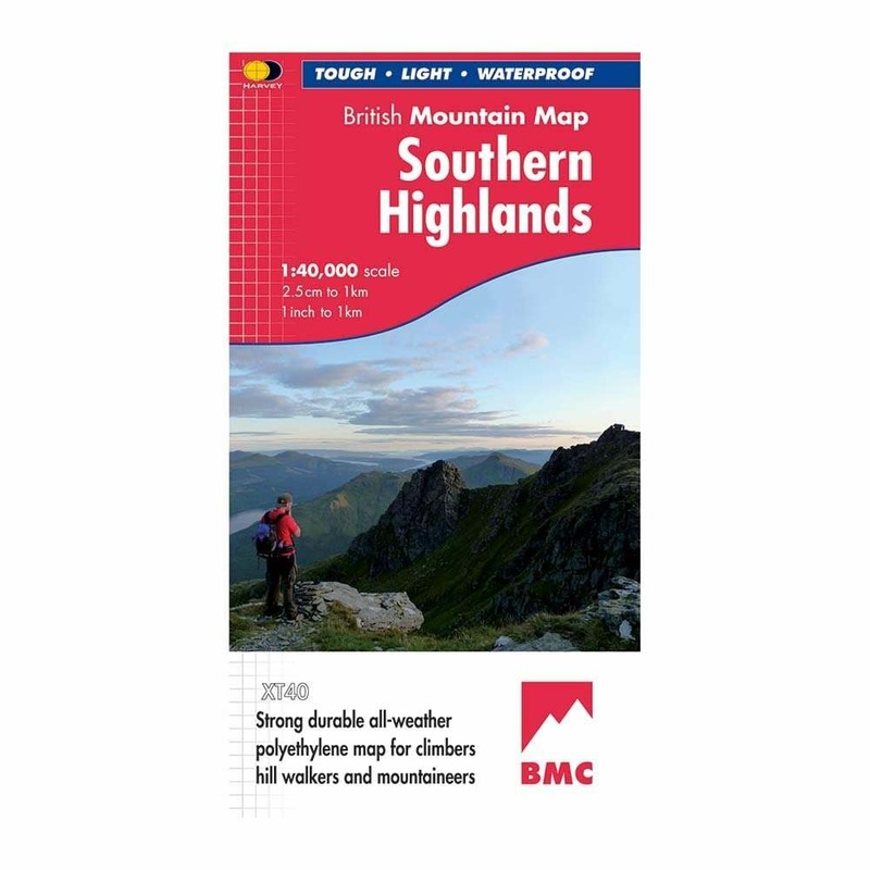 British Mountain Map – Southern Highlands