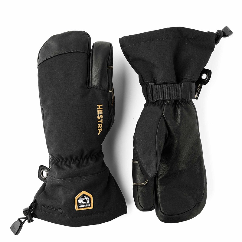 Army Leather Gore-Tex 3 Finger Gloves