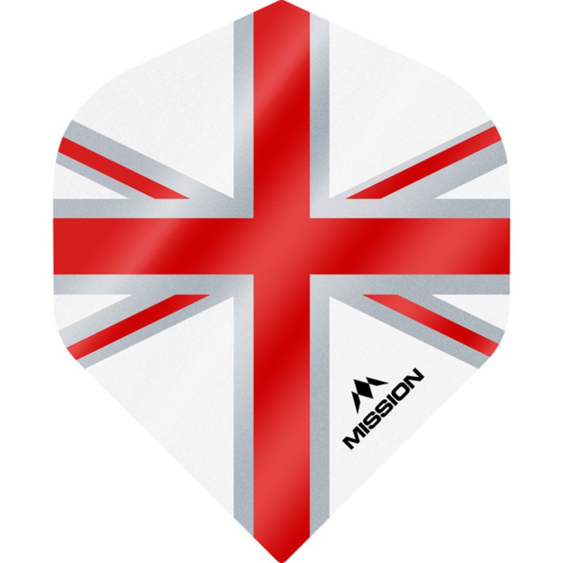 Mission – Alliance – Union Jack Flights – No2 (Standard) – 100 Micron – White & Red