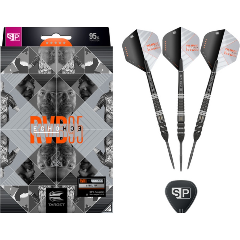 Target Raymond Van Barneveld RVB 95 x Echo Steel Tip 25g