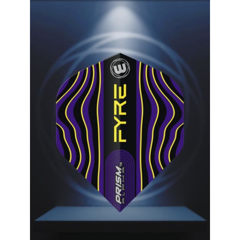 Winmau Prism Alpha Black, Blue & Yellow