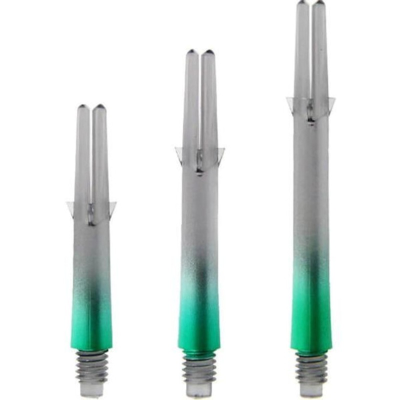 L-style Straight Locked Clear Black / Green 2 Tone L-Shaft