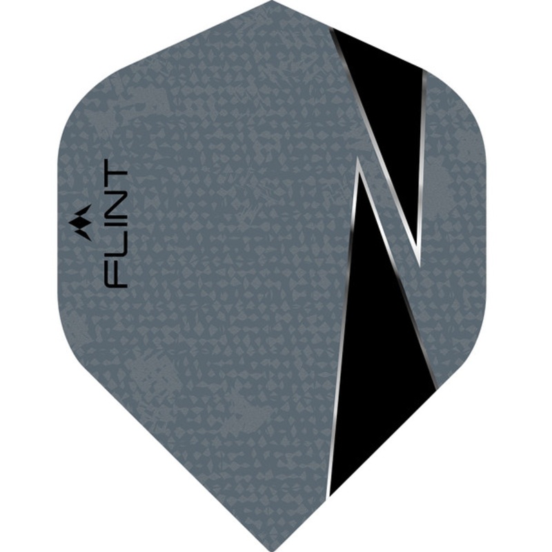 Mission Flint-X Flights – 100 Micron – UV Finish – No2 (Standard) – Grey