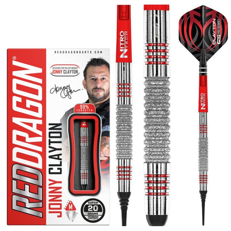 Red Dragon Jonny Clayton Element 20g Soft Tip