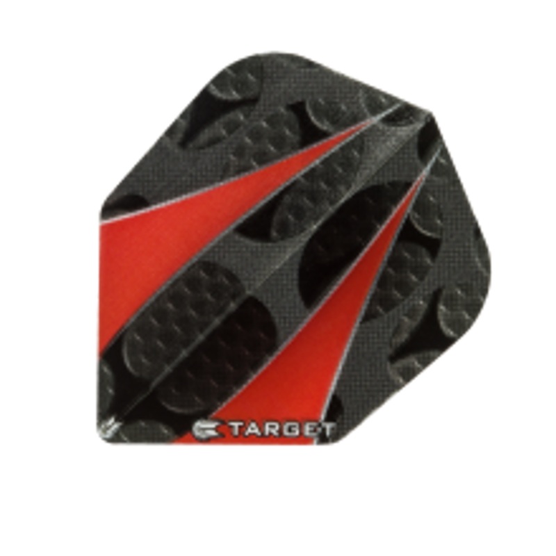 Target Vision Black Metal Vent with Dual Red Accent – Shape