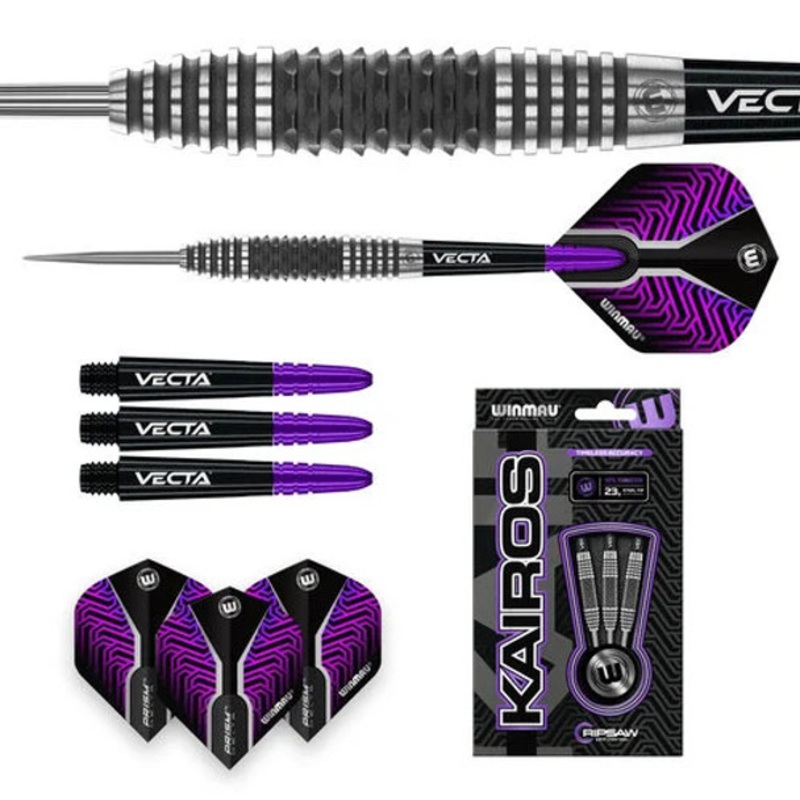 Winmau Kairos 02 Steel Tip Darts – 26gm