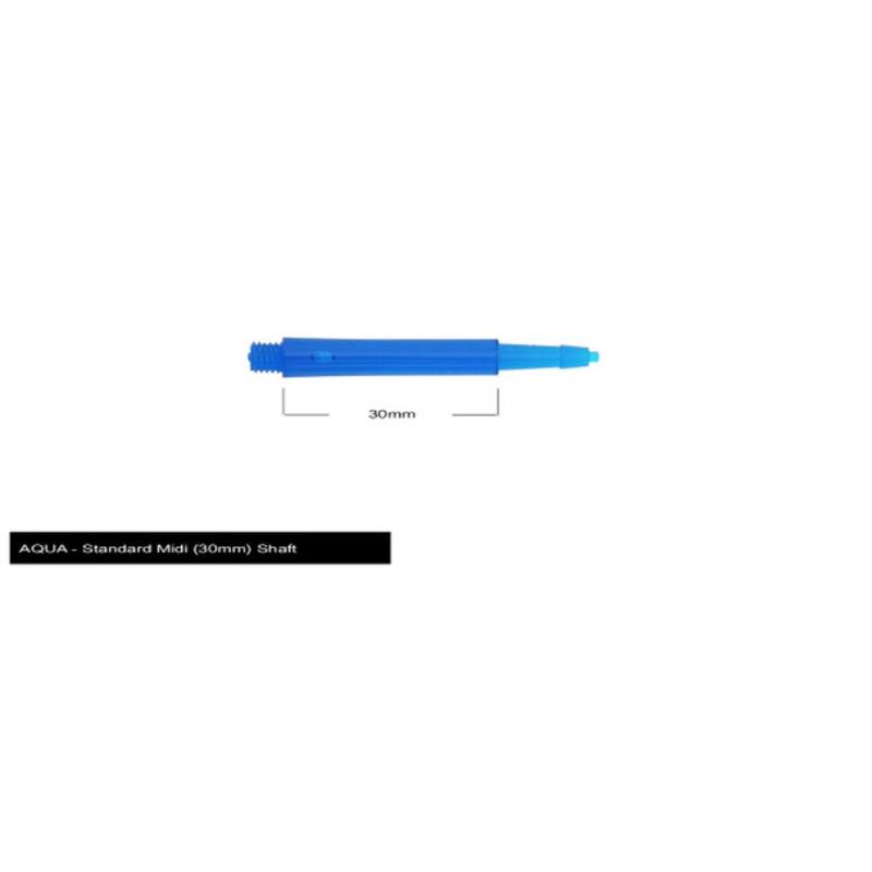 Harrows Clic Standard Midi 2ba Shafts – Aqua