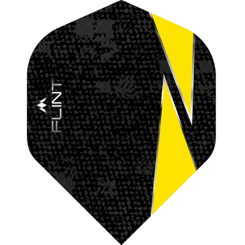 Mission Flint Flights – 100 Micron – UV Finish – No2 (Standard) – Yellow