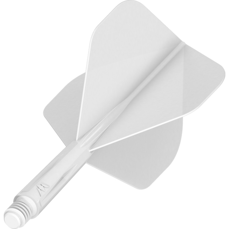 Mission Force 90 – New Moulded Flight & Shaft System -White- Standard No2- Short