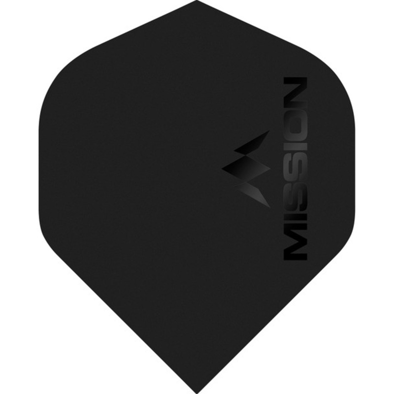 Mission Logo – Flights – 100 Micron – UV Finish – No2 (Standard) – Matte Black