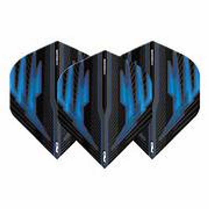Red Dragon Hardcore Black/Blue Standard Flights