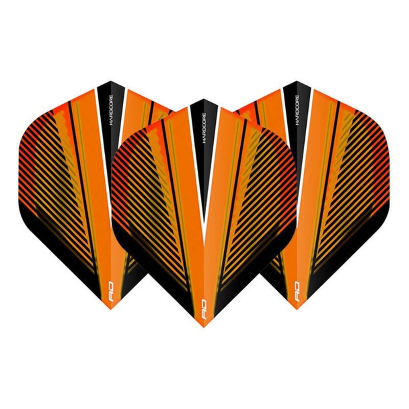 Red Dragon Hardcore Radical Orange Standard Flights