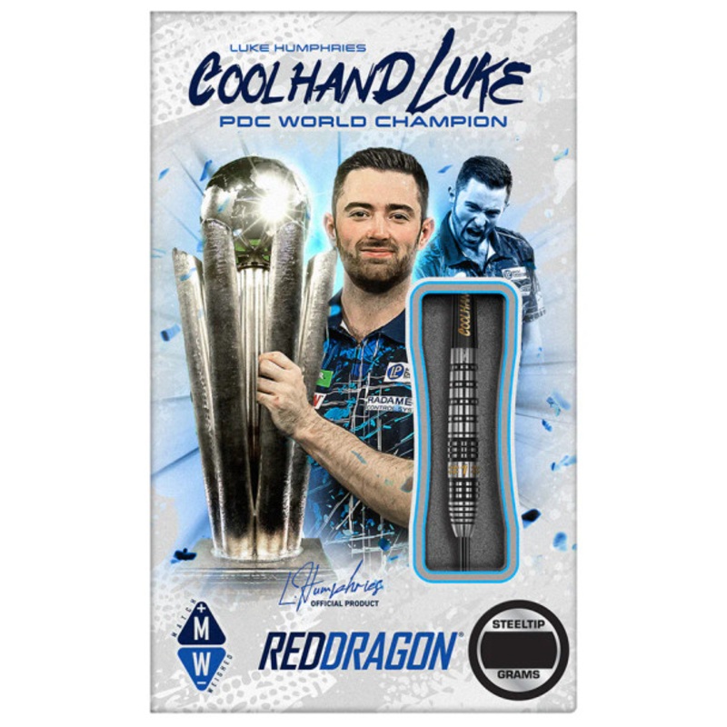Red Dragon Luke Humphries Prestige Steel Tip Darts – 22gm