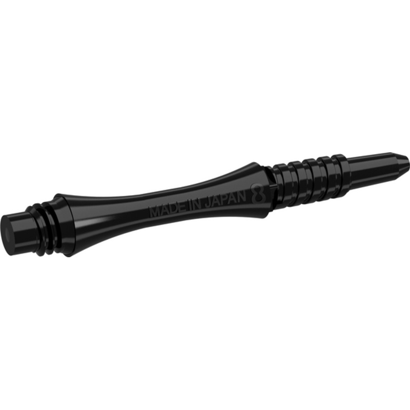 Target 8 Flight Slim Black 19mm Fixed Shaft