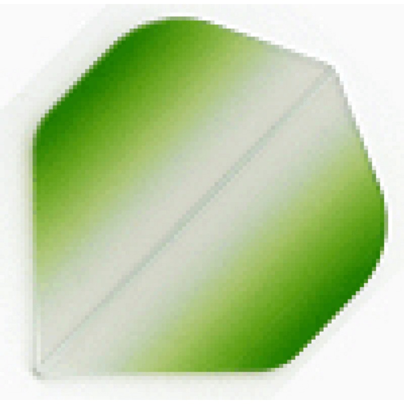 Vignette Poly Standard Flights – Clear to Green