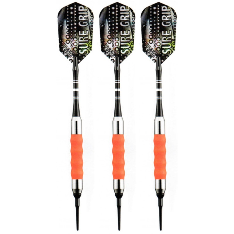 Viper Sure Grip Soft Tip, Orange, 16 or 18g 20-0003-16