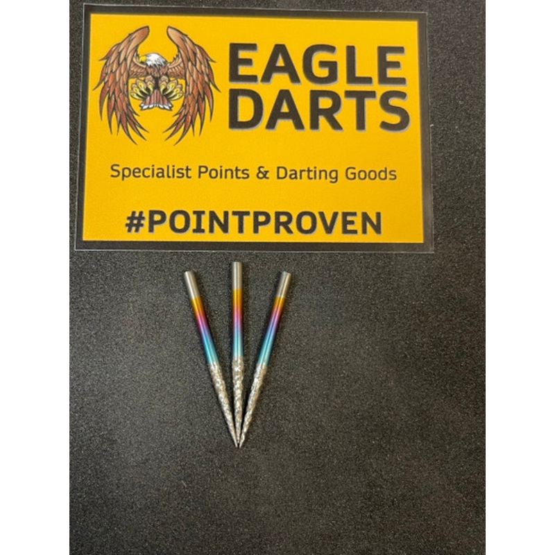 Vulture Replacement Steel Tip Point – Rainbow 36mm