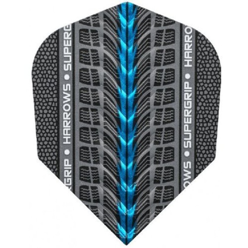 5 sets Harrows SUPERGRIP Standard – Aqua