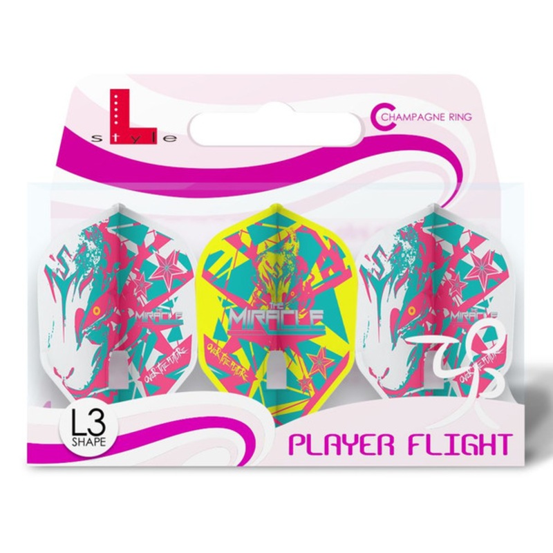 L-style L3c Pro  Mikuru Suzuki V.5 White/Yellow/White Signature Champagne Flight – Mix