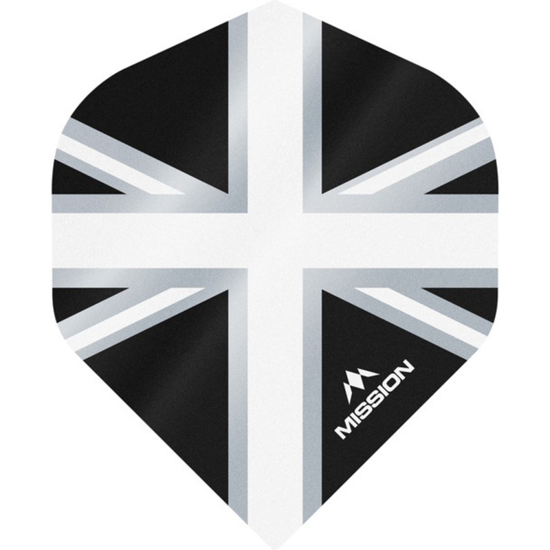 Mission – Alliance – Union Jack Flights – No2 (Standard) – 100 Micron – Black with White