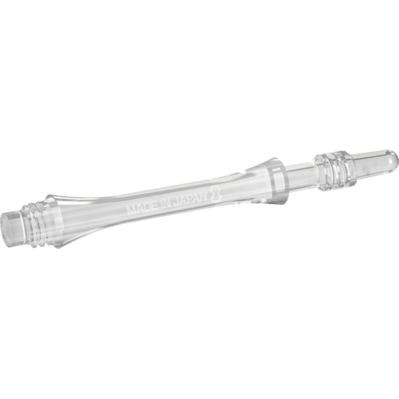 Target 8 Flight Slim Clear 26mm Spin Shaft
