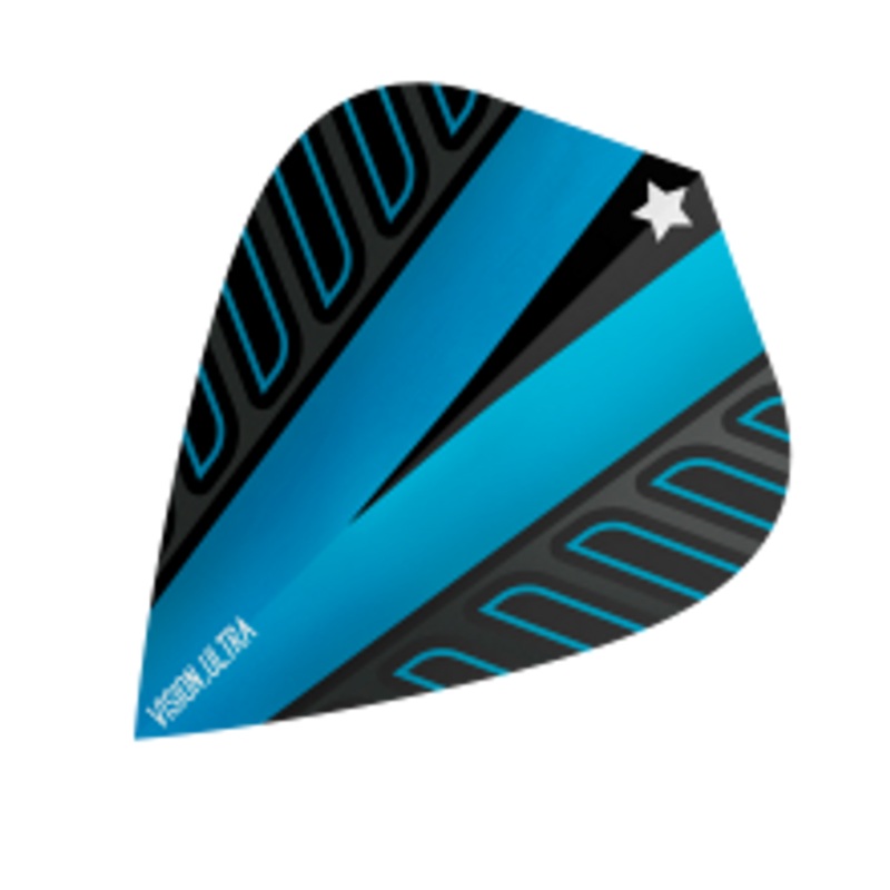 Target Vision Ultra Voltage Rob Cross Kite Dart Flights – Blue