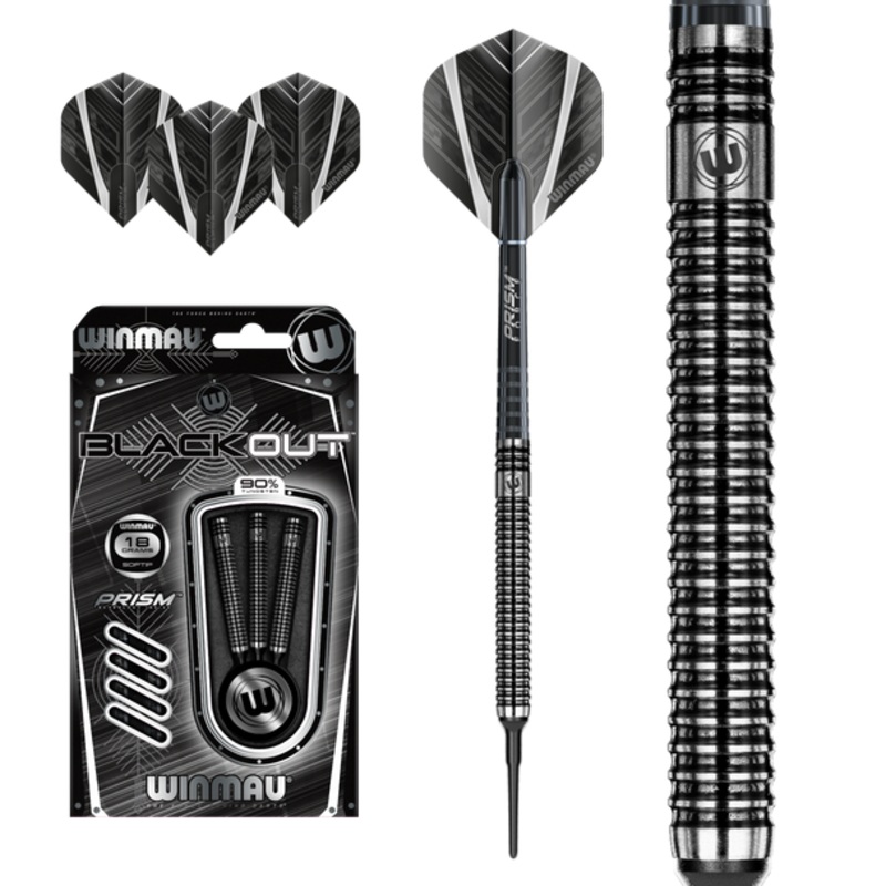 Winmau Blackout Soft Tip – 18g