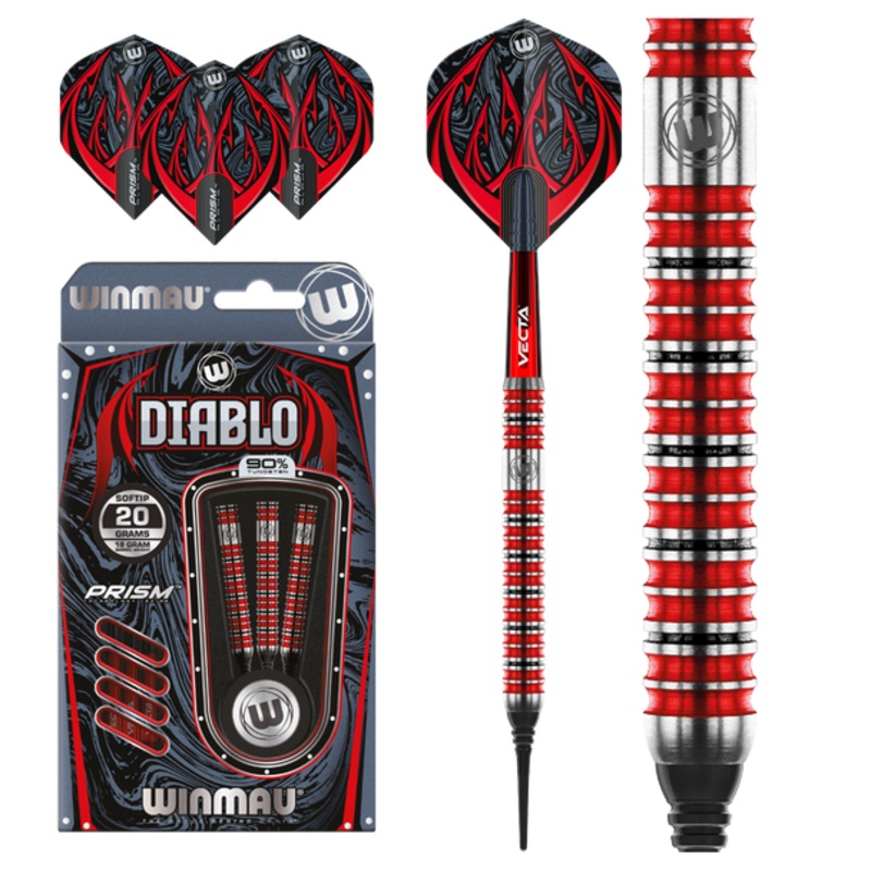 Winmau Diablo (Straight /Parallel)  Soft Tip – 20g