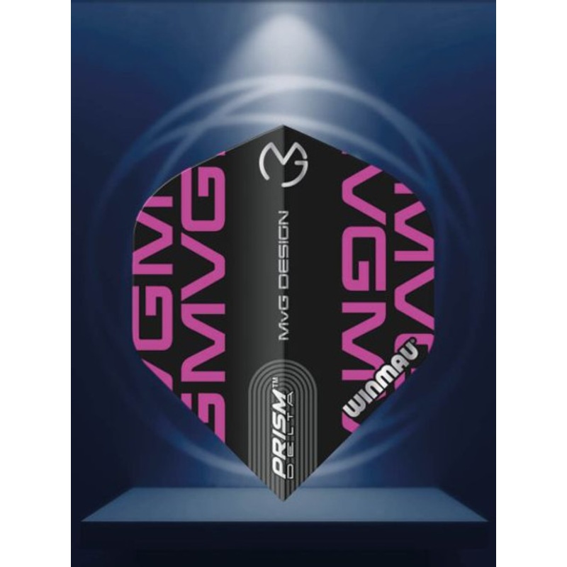 Winmau Prism Delta MVG Black & Purple Logo Flight