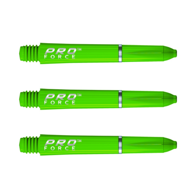 Winmau Pro-Force Shafts Green – Short