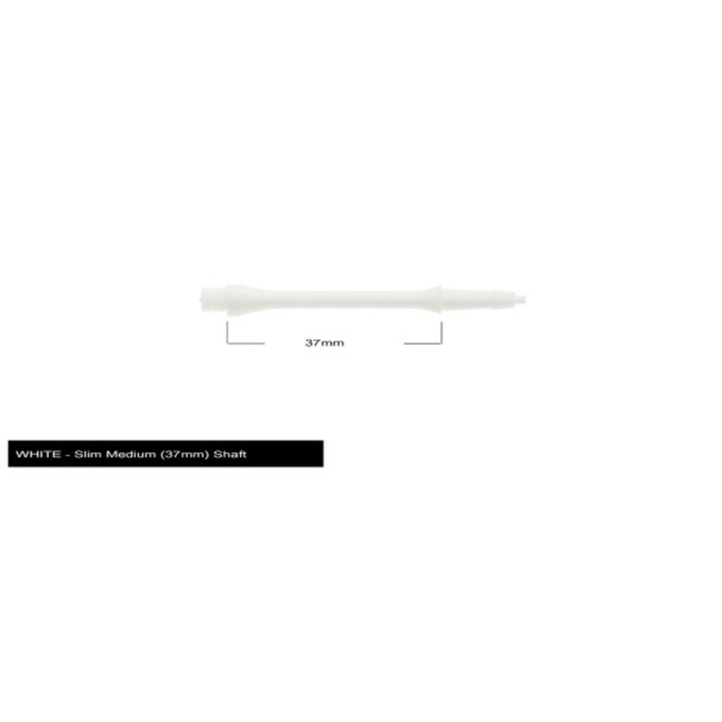 Harrows Clic Slim Medium 2ba Shafts – White