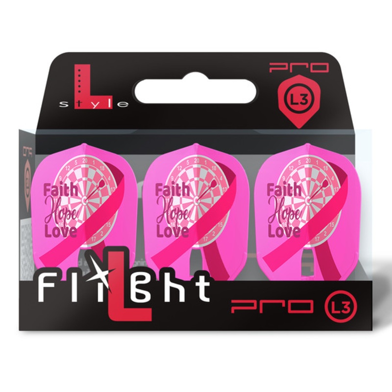 L style Breast Cancer Awareness V.3 Hot Pink