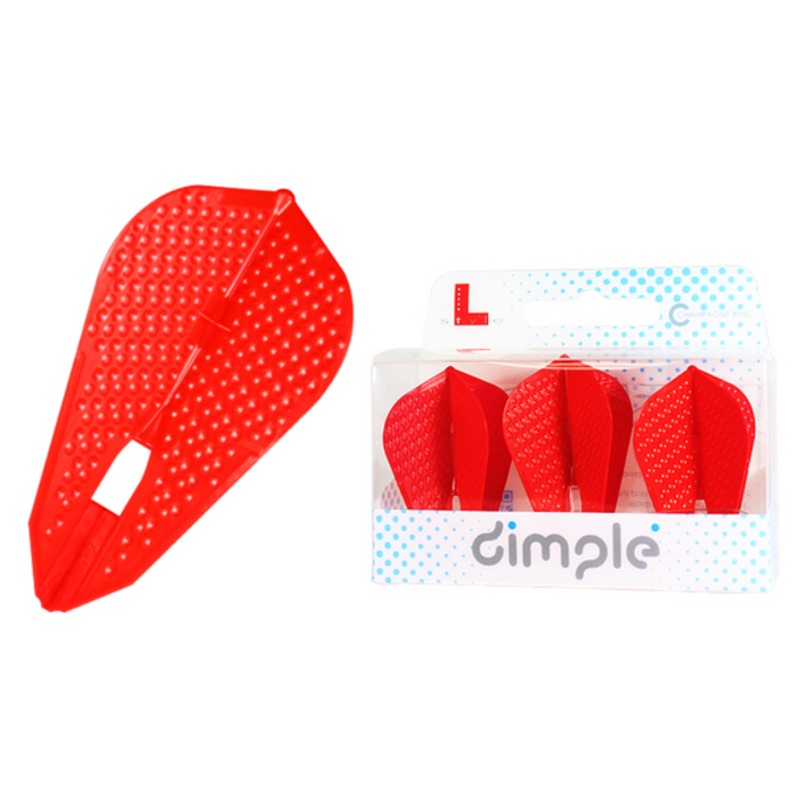 L-Style Flight Z L9d Dimpled Champagne Flights – Red