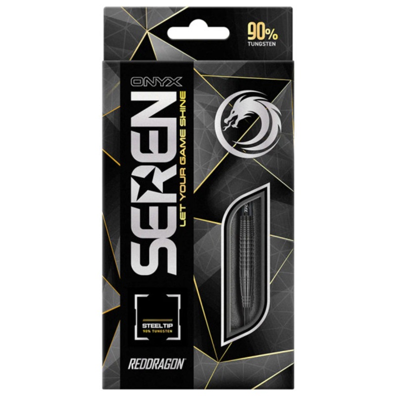 Red Dragon Seren 4 Onyx Steel Tip Darts – 25gm