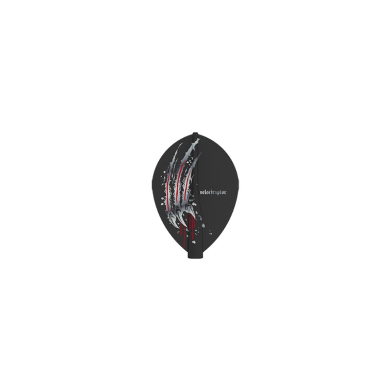 Target 8 Flight Teardrop (Pear) George Nishitani – Black – Velociraptor