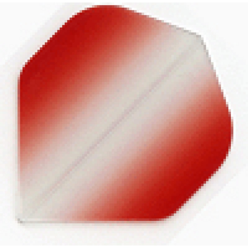 Vignette Poly Standard Flights – Clear to Red